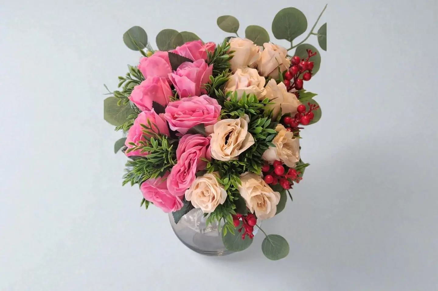 مزهرية ورد جوري