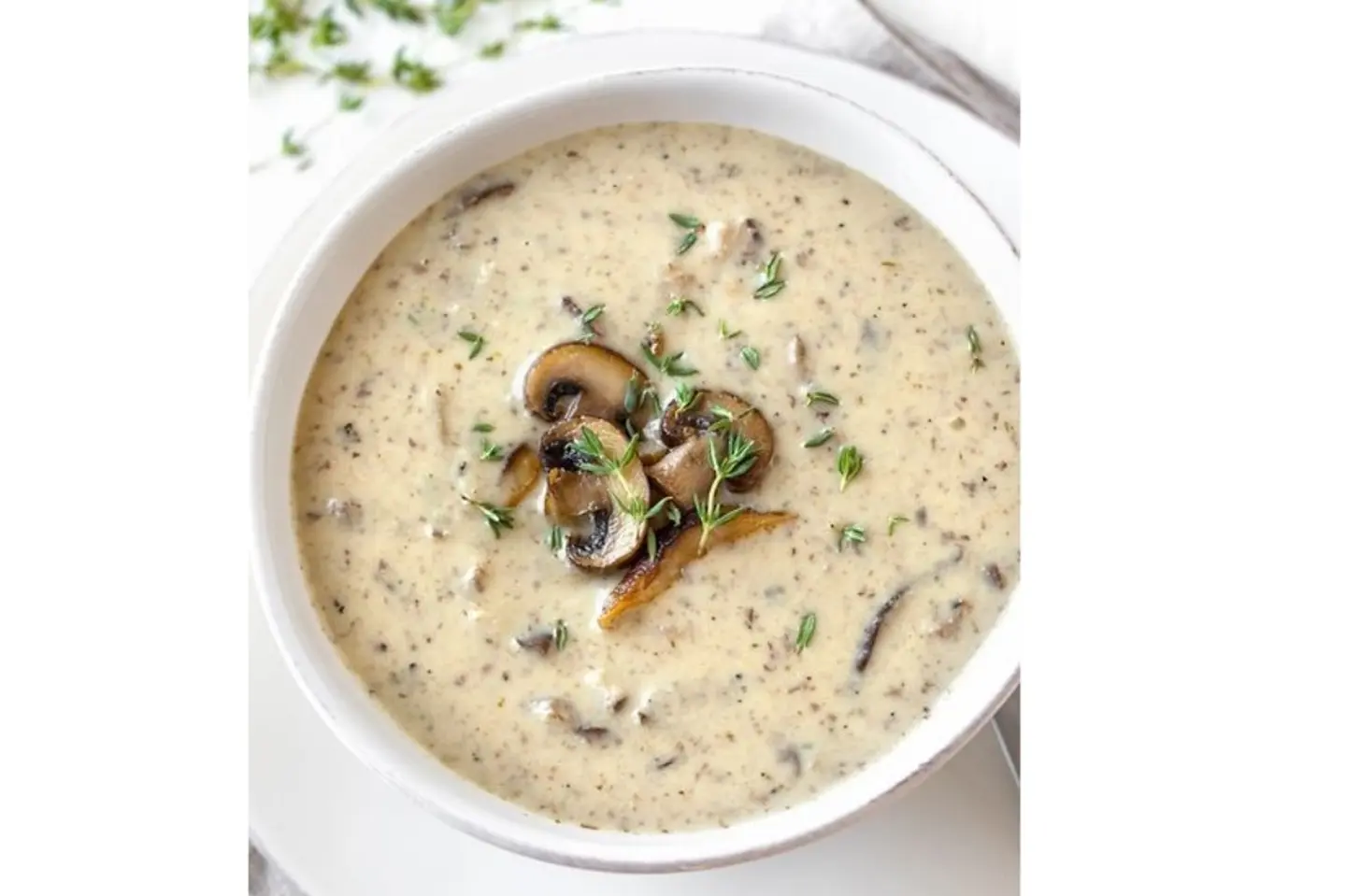 شوربة دجاج كريمة