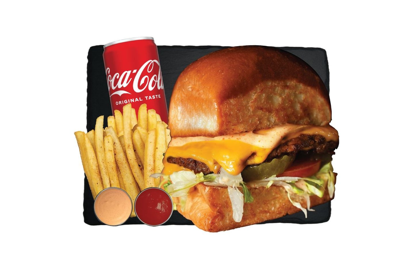 Single Smash Square Burger
