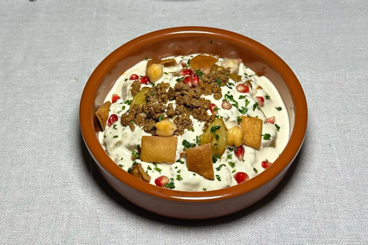 Eggplant Fatteh