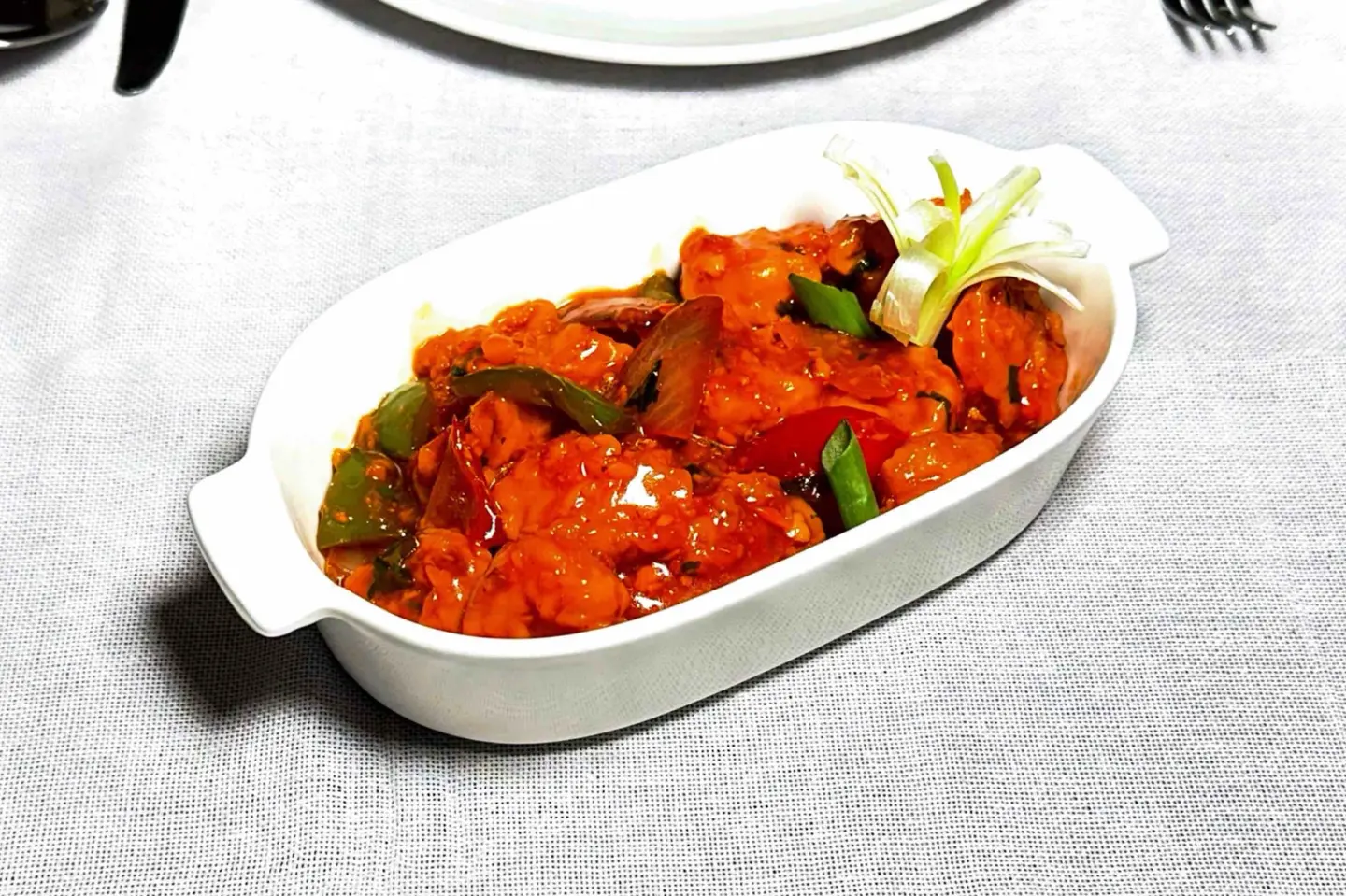Chili Shrimp With Green Pepper