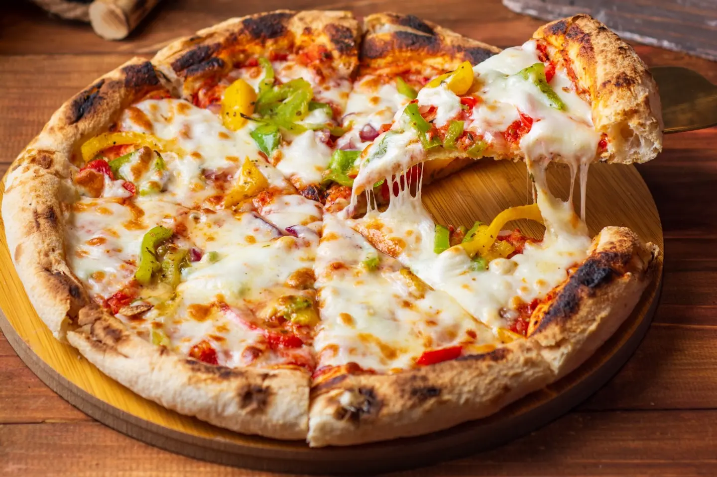 بيتزا الخضار صغيره