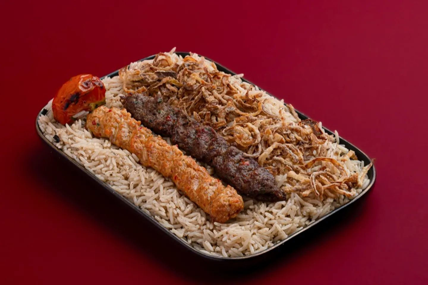 مبشور كباب مشكل (دجاج ولحم)