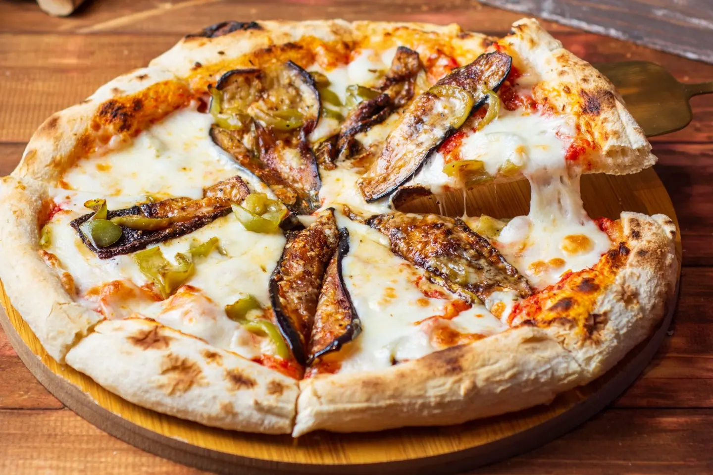 بيتزا الباذنجان المشوي