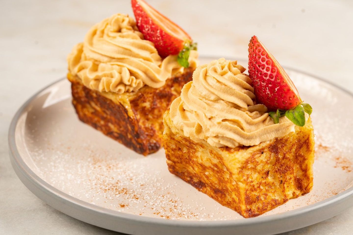 French Toast With Honey Cream