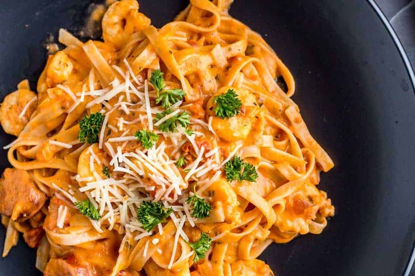 Pink Sauce Chicken Pasta