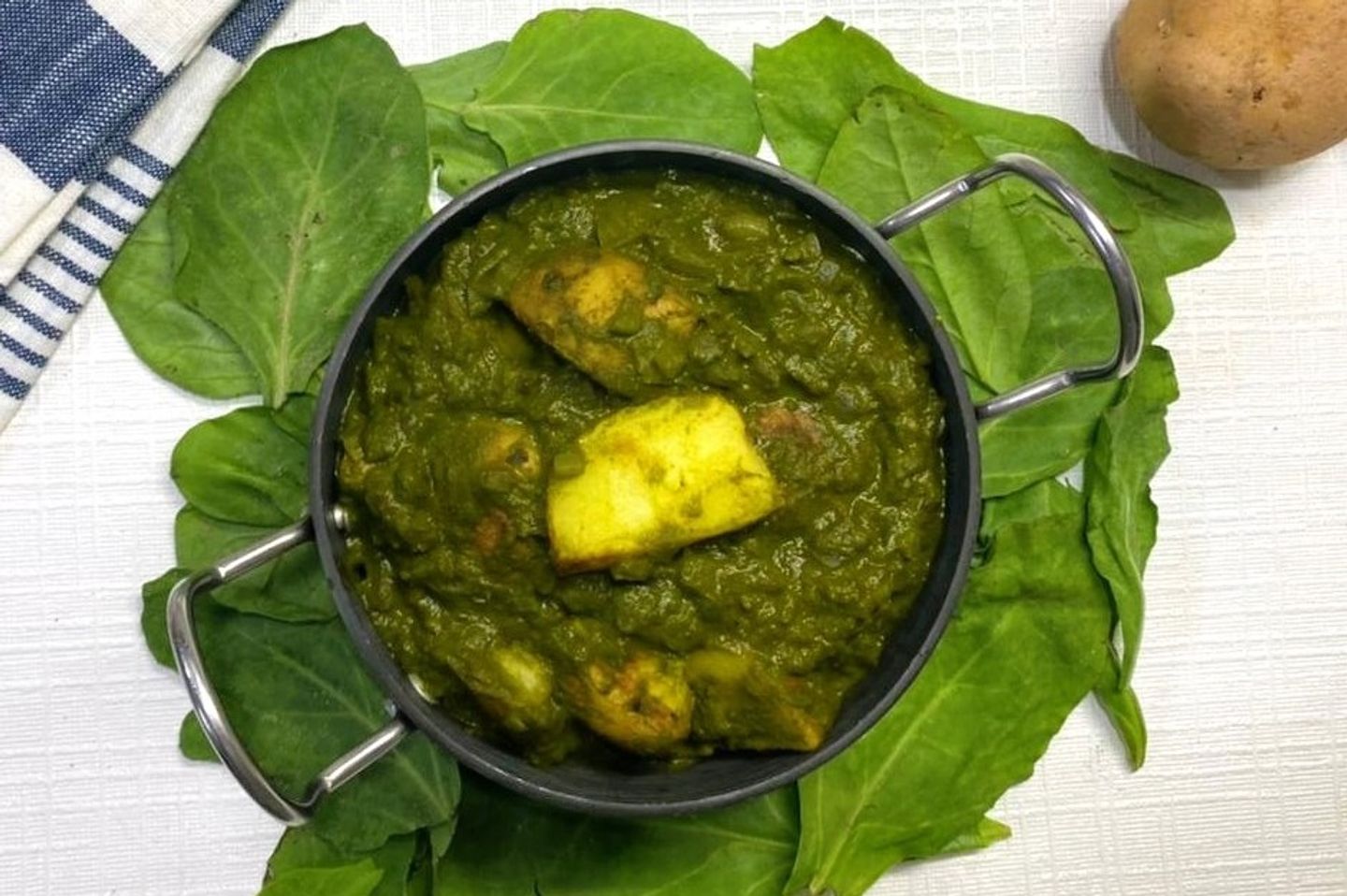 Aloo Palak (Spinach W Potatoes)