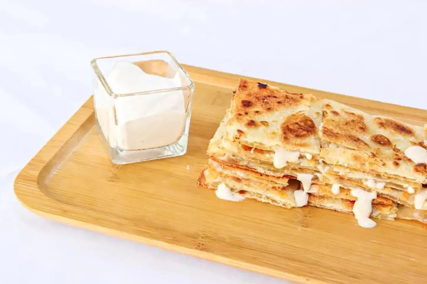 Sweet Mutabbak With Cream