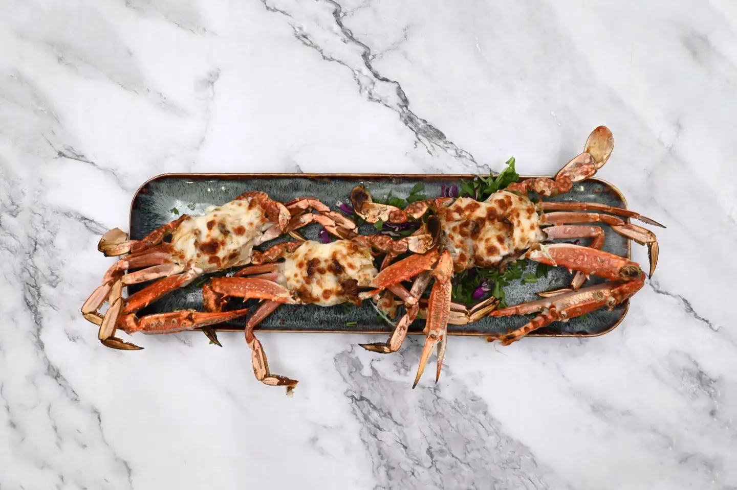 Oven Grilled Crab With Cheese