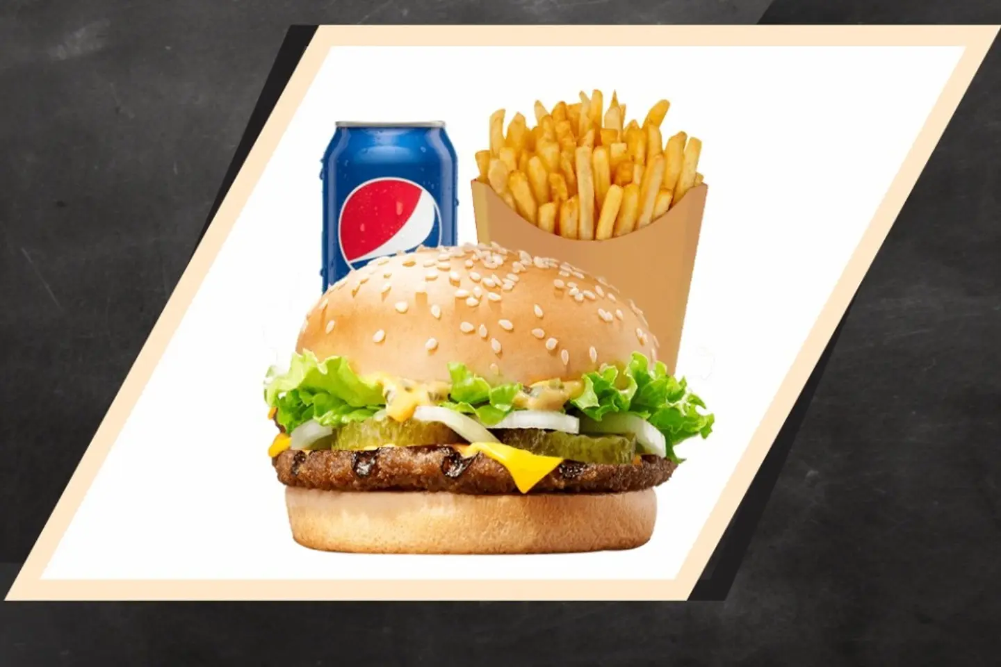 Beef Burger Meal