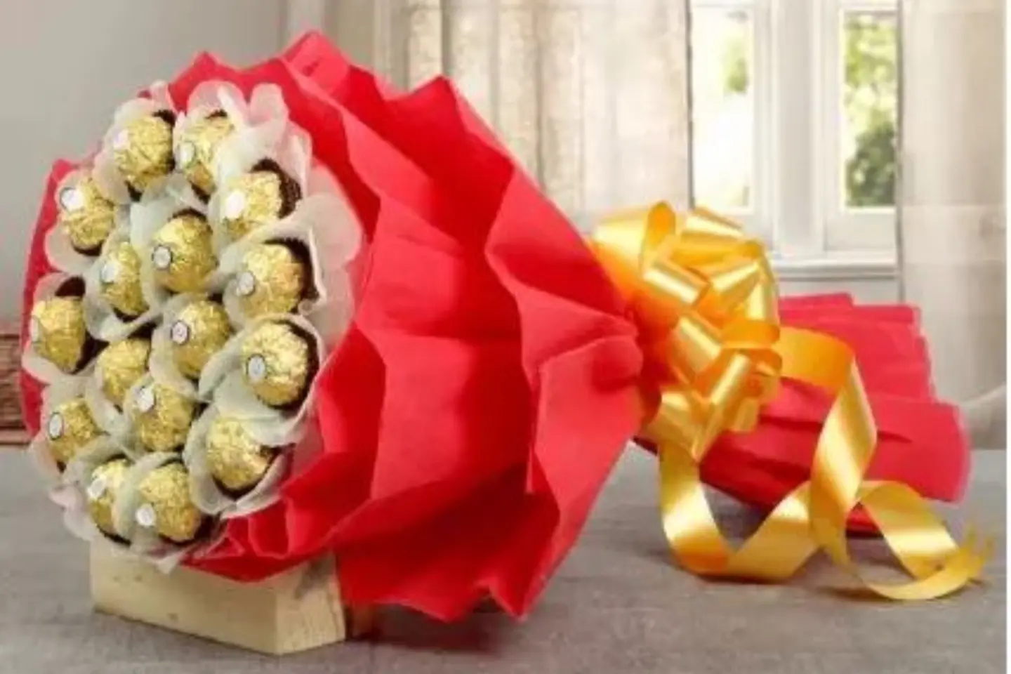 A Bouquet Of Ferrero Rocher Chocolates