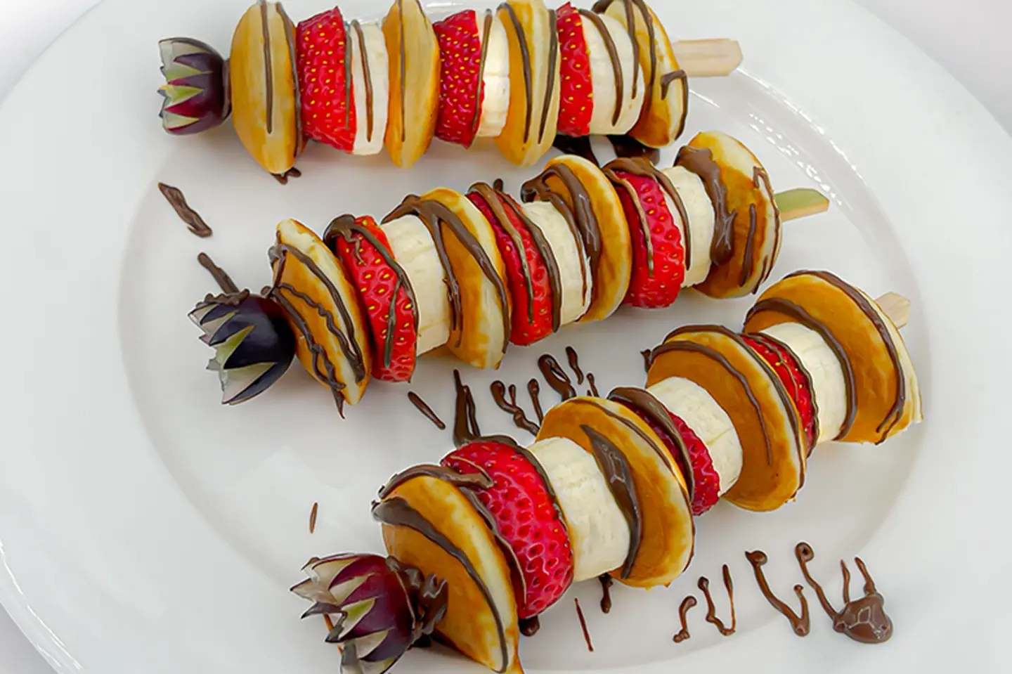 Fruit Sticks Pancakes