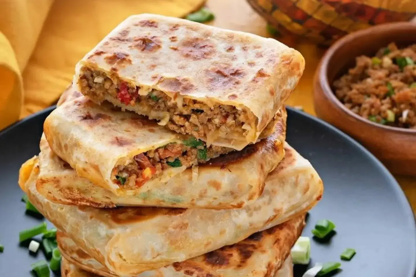 فطيرة مقلقل دجاج