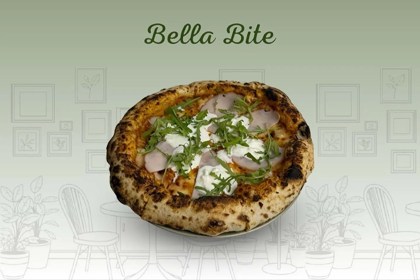 Burrata Pizza With Turkey