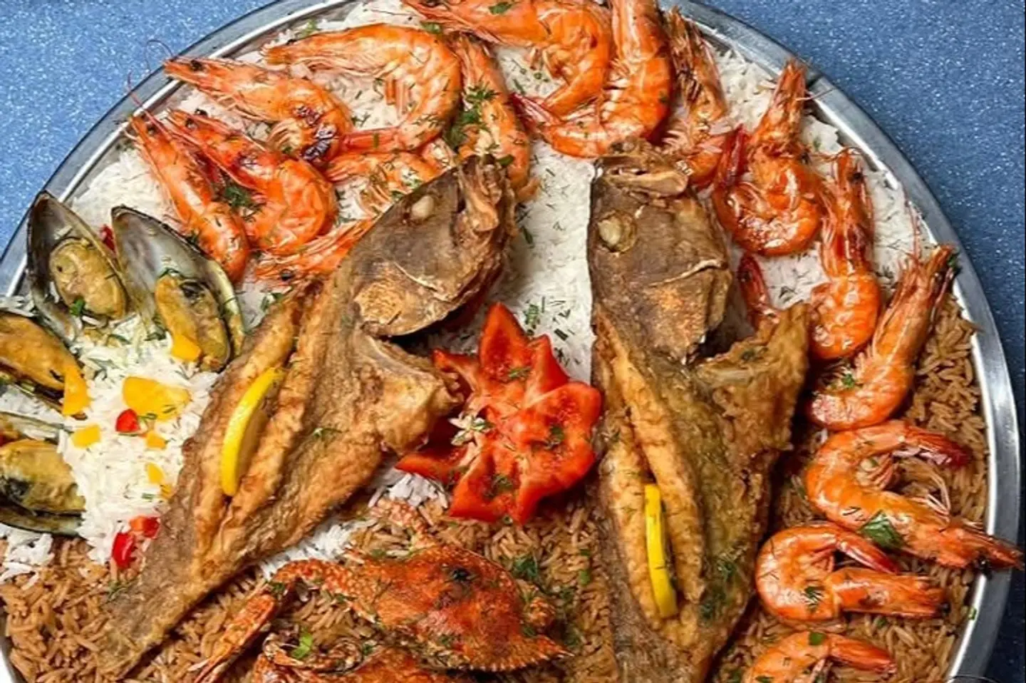 Grouper And Seafood Feast