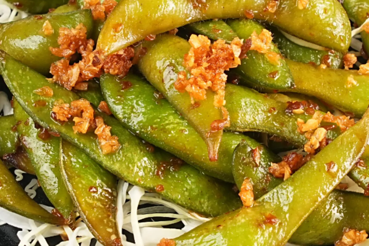 Garlic Edamame