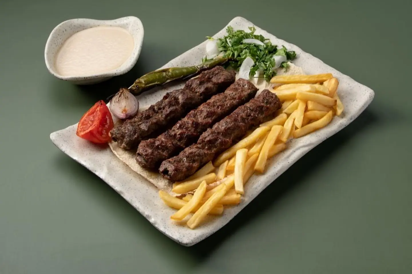 كباب لحم بدون ارز