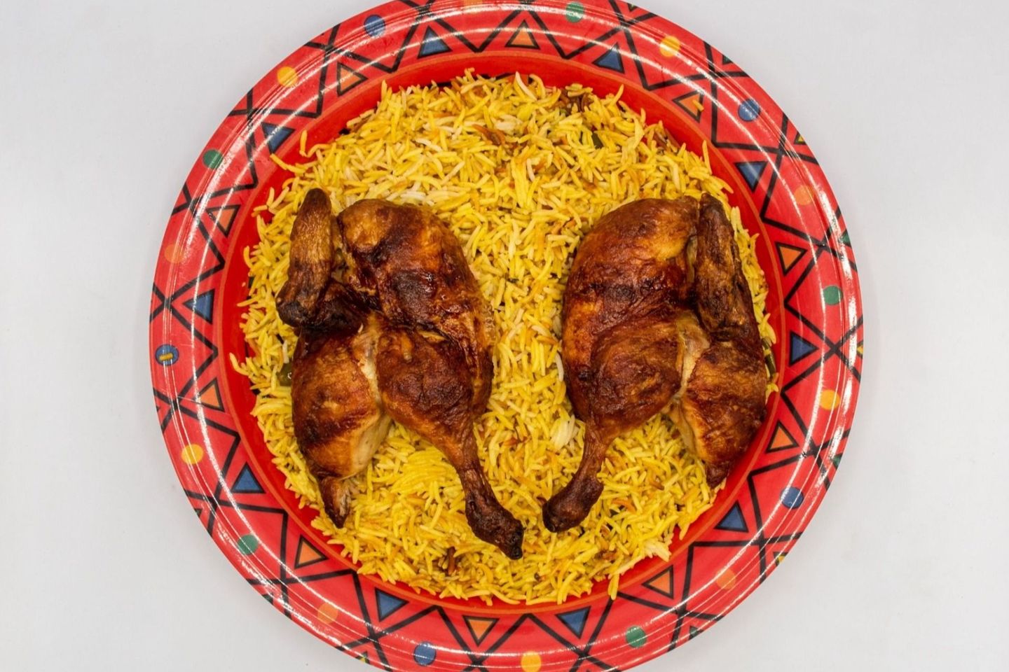 نصف دجاج شواية سادة