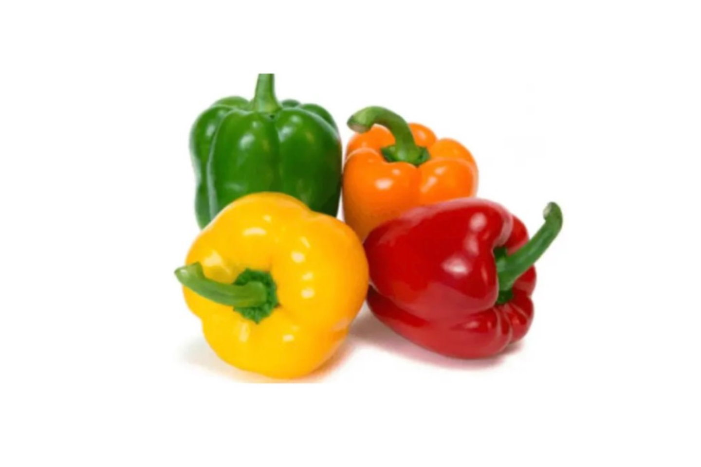 Plate Mix Bell Pepper Colors
