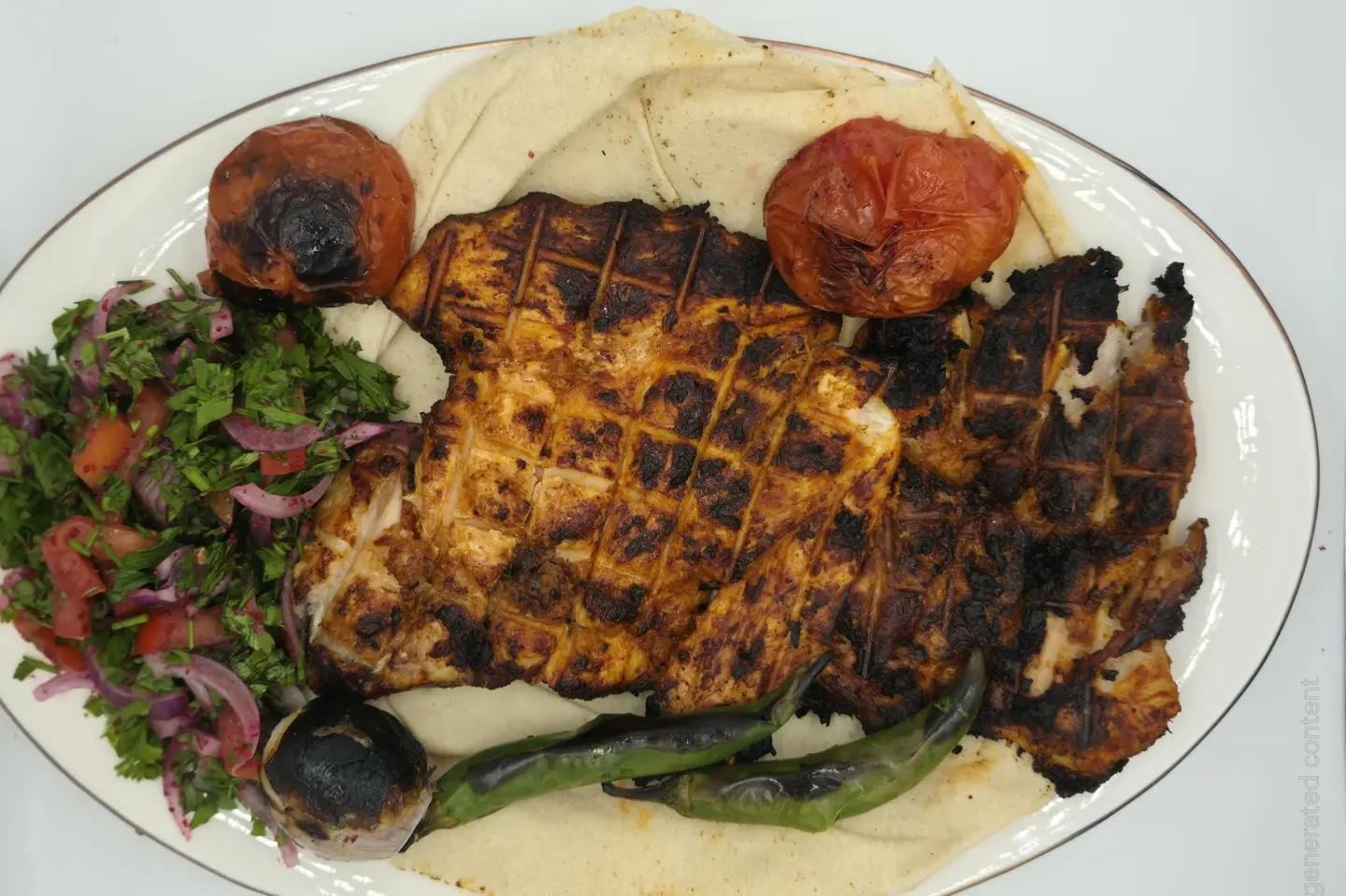 نص مسحب دجاج مع رز