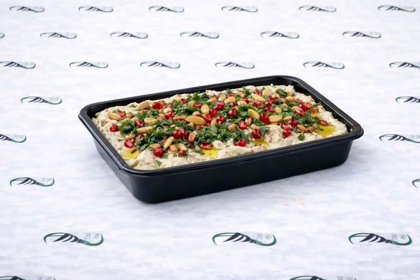 فتة حمص بزيت الزيتون