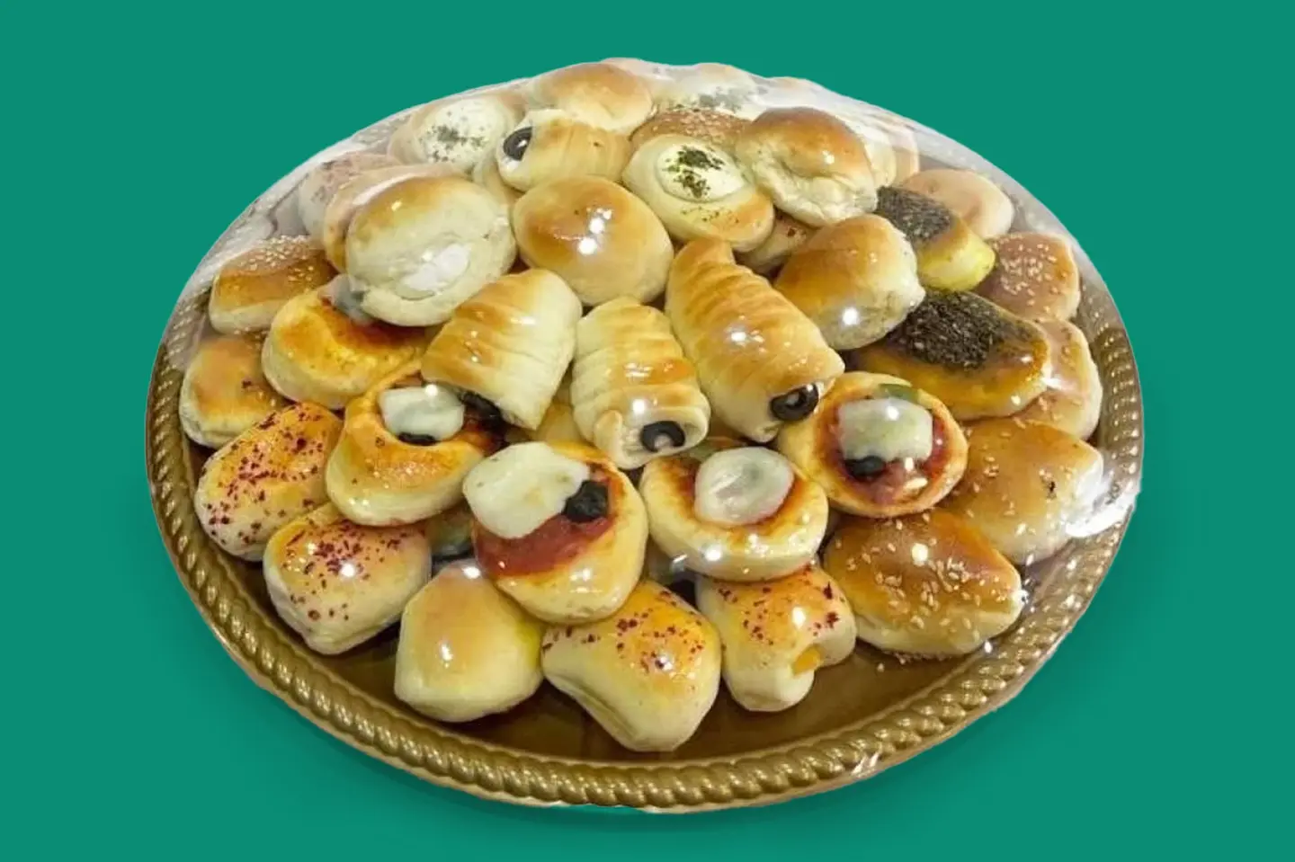 صحن معجنات مشكل كبير