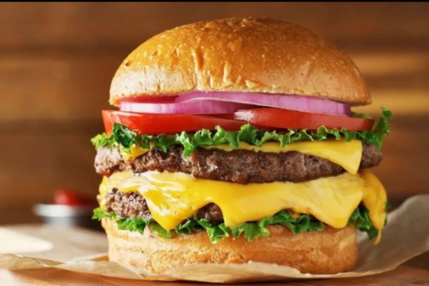 Double Beef Burger With Cheese