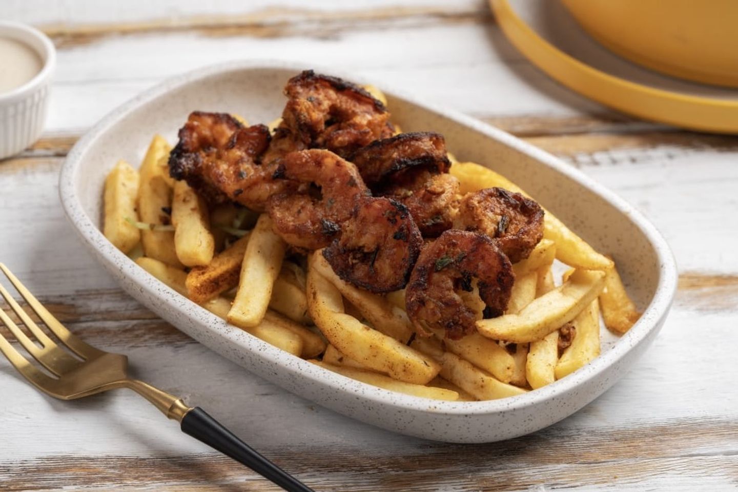 Grilled Shrimp Basket