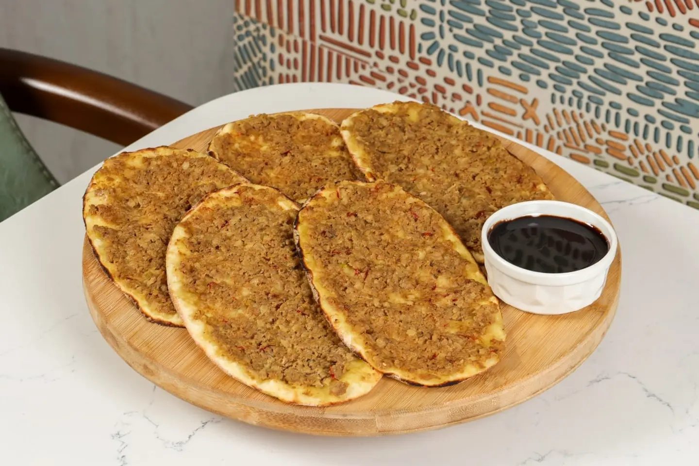 Syrian Safeehah With Molasses