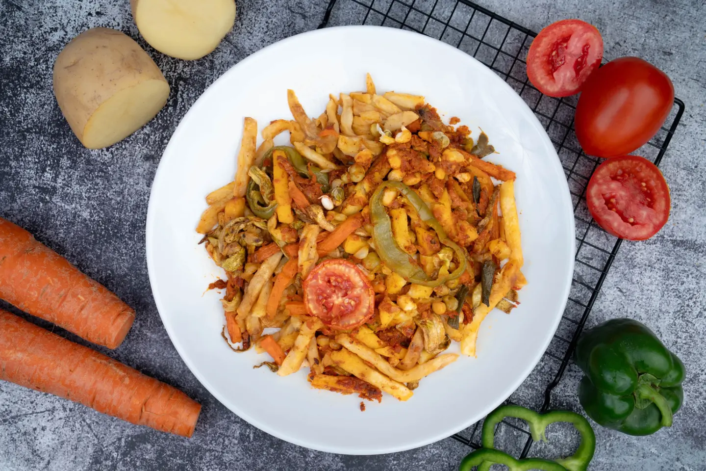 Mixed Vegetables In Oven