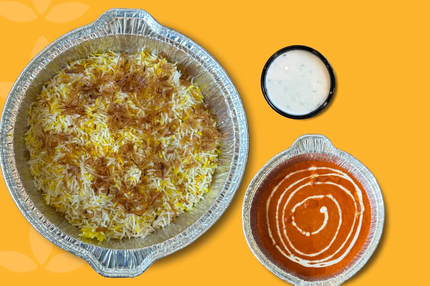 Butter Chicken With Biryani Rice