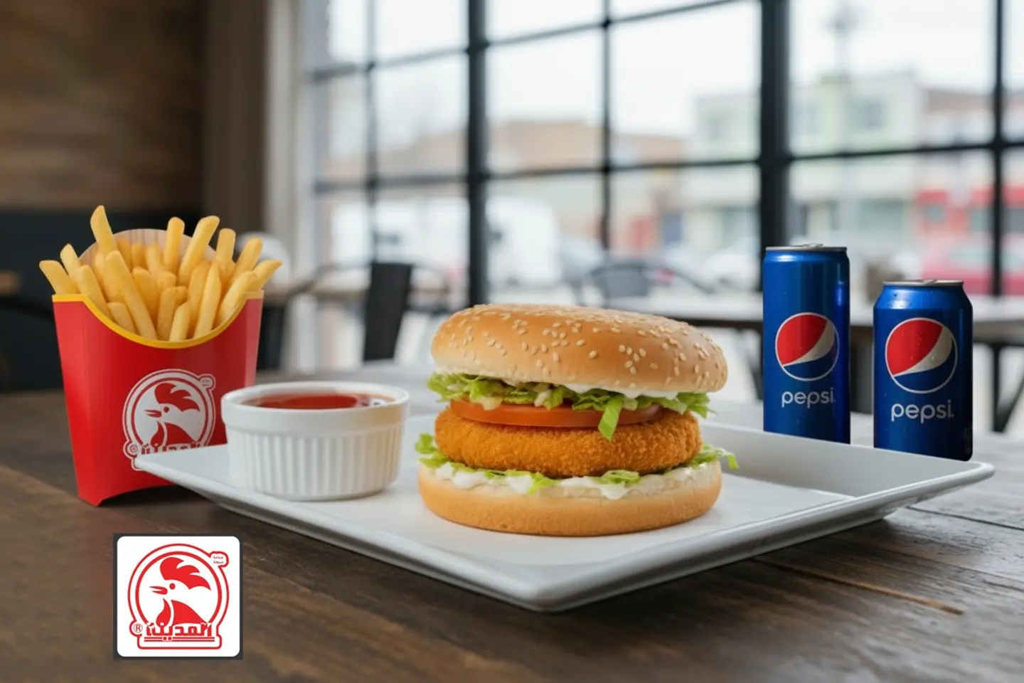 Mini Chicken Burger Meal