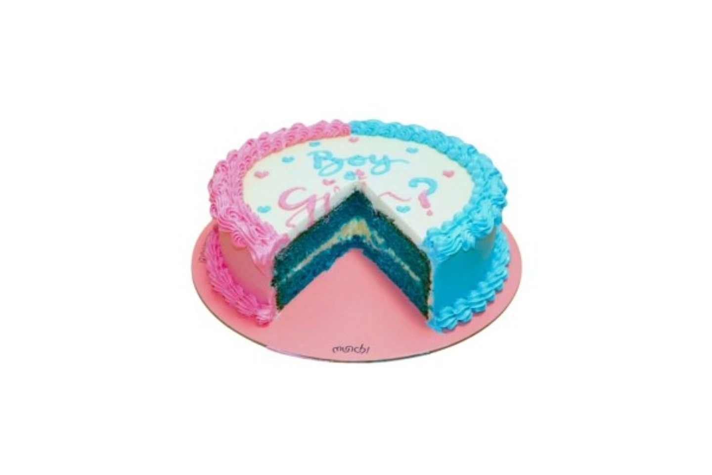 Gender Reveal   Large   Blue Velevt