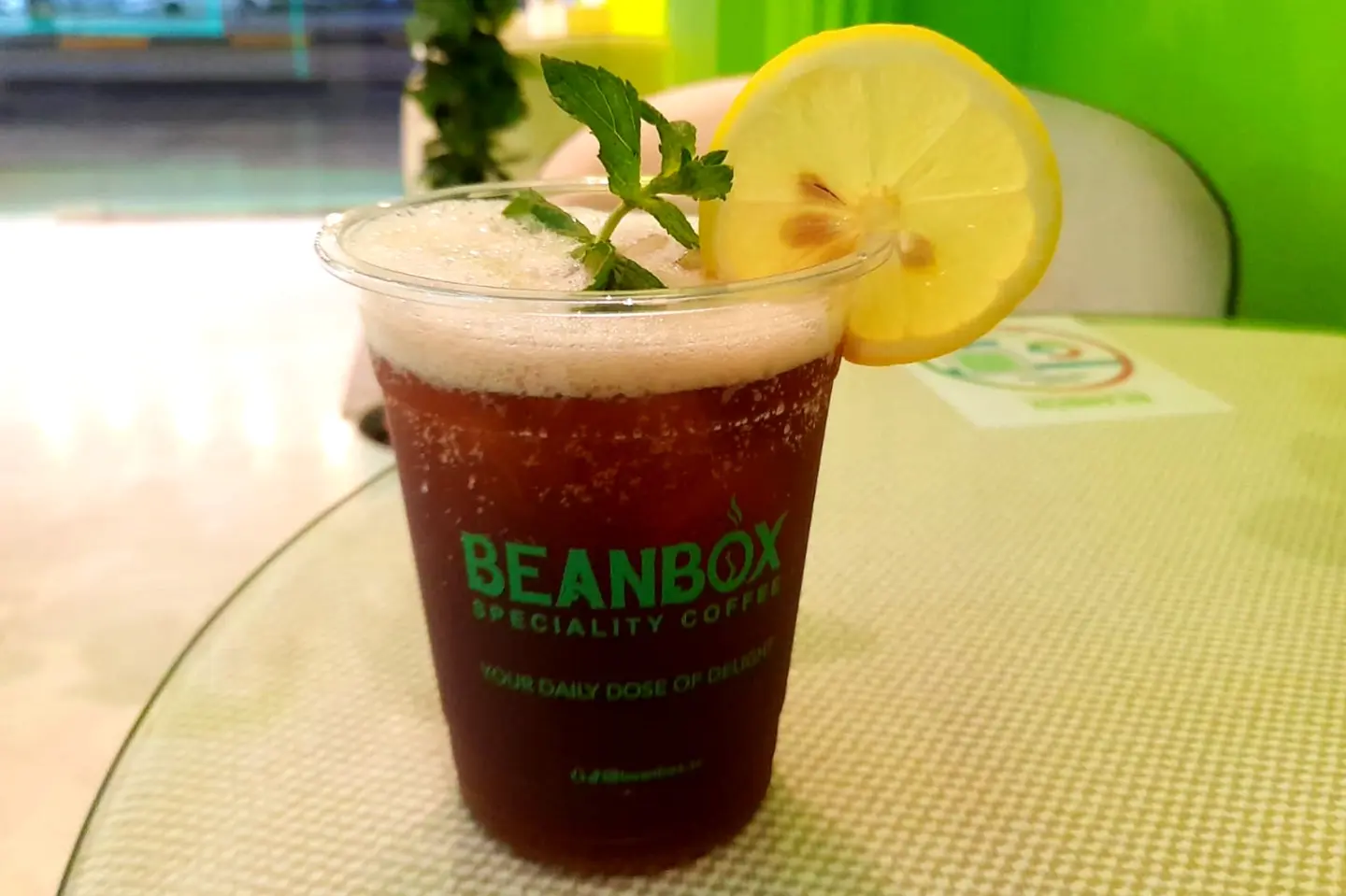 Iced Refreshment Peach Tea