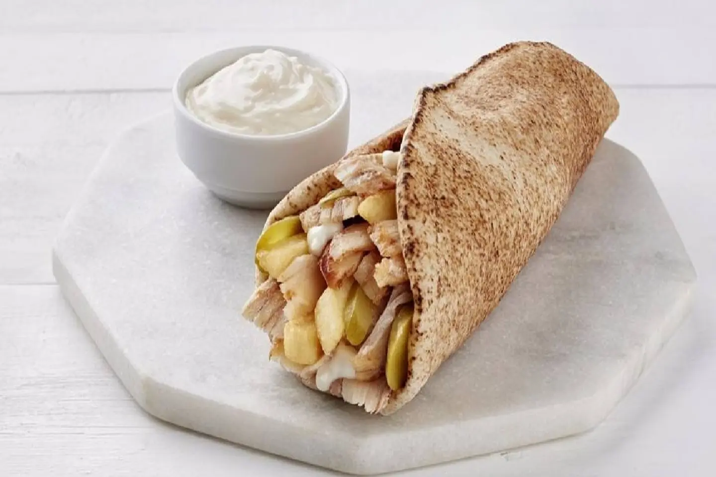 ساندويتش شاورما دجاج عادي