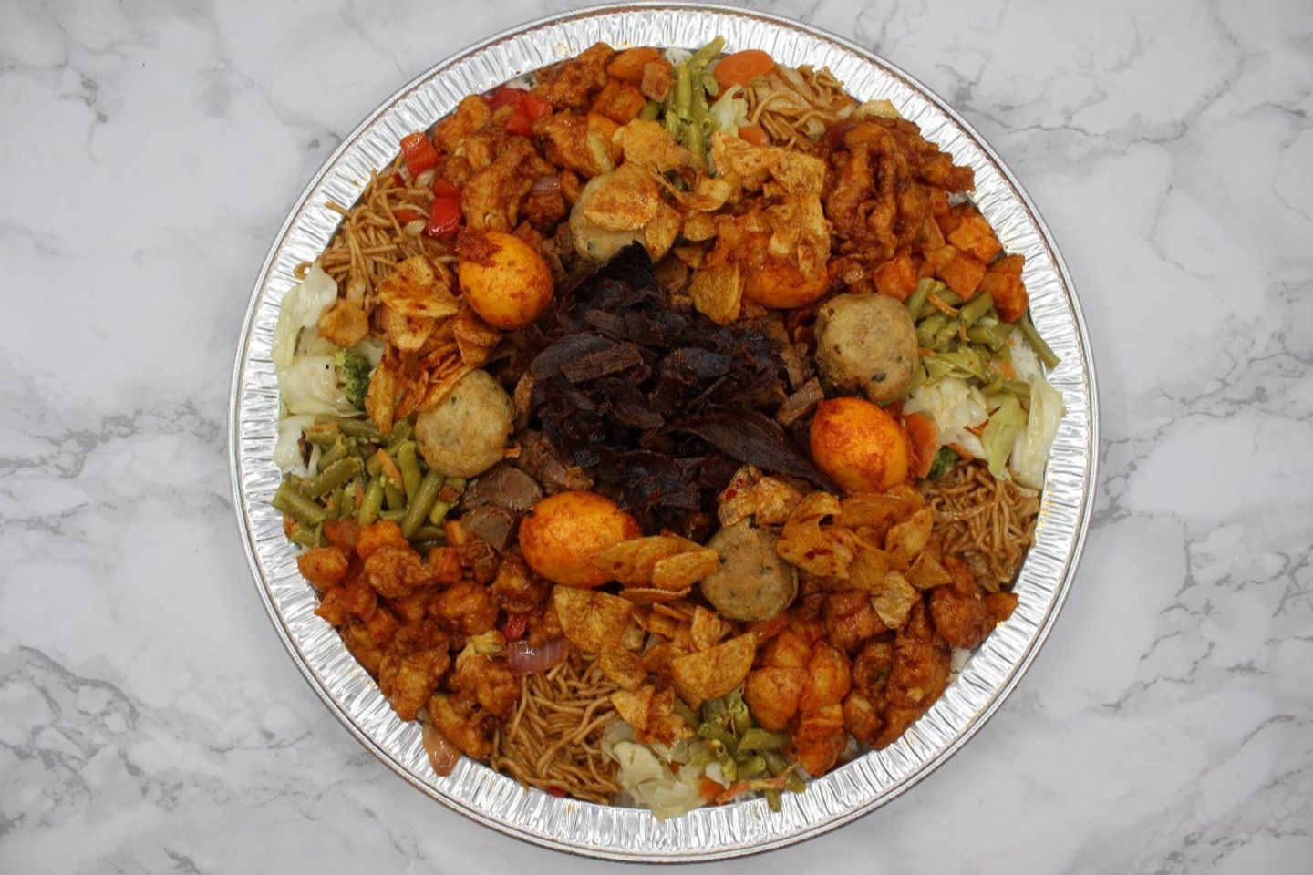 صحن مشكل عائلي كبير