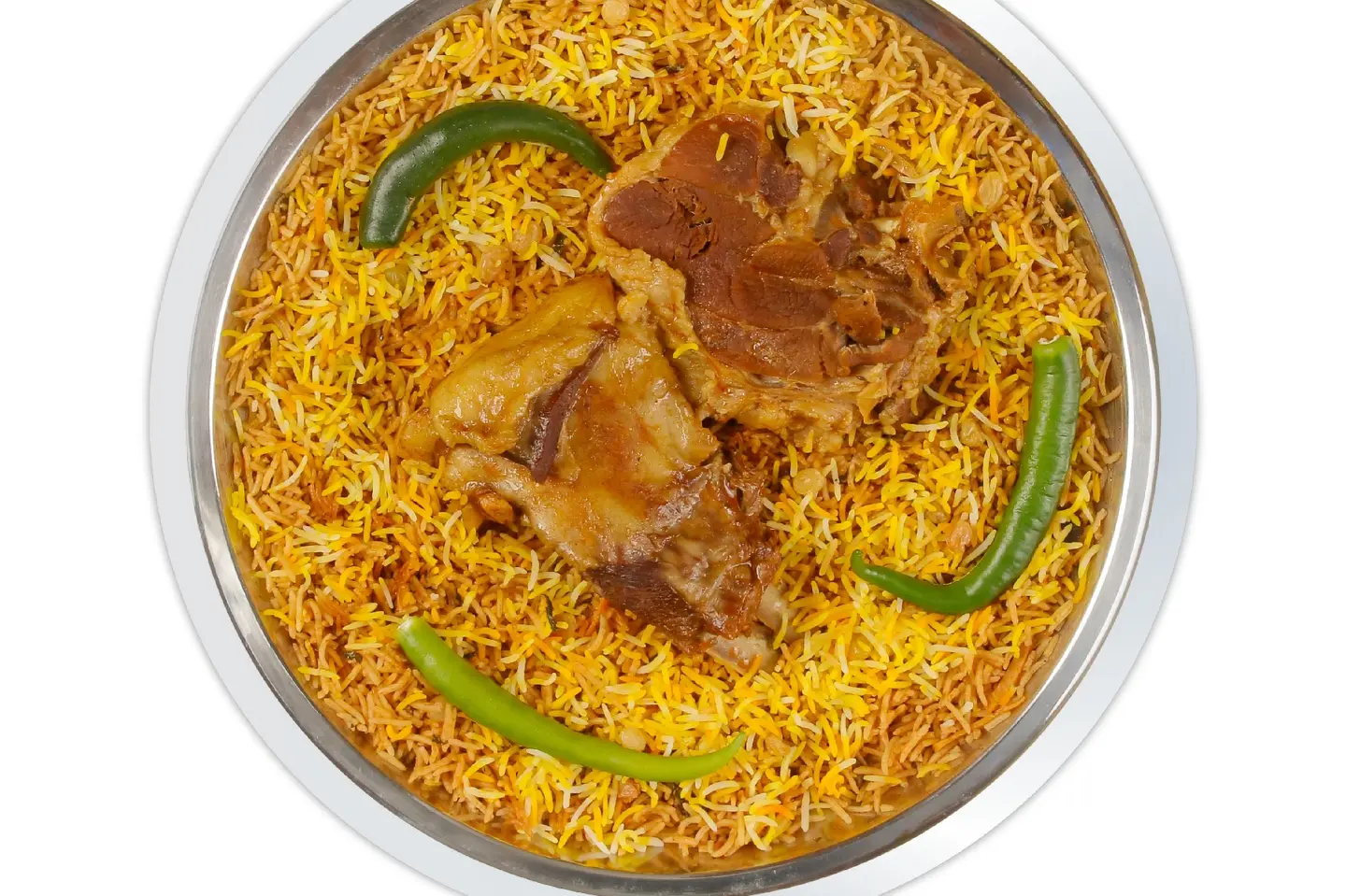 A Portion Of Kabuli Lamb With Rice