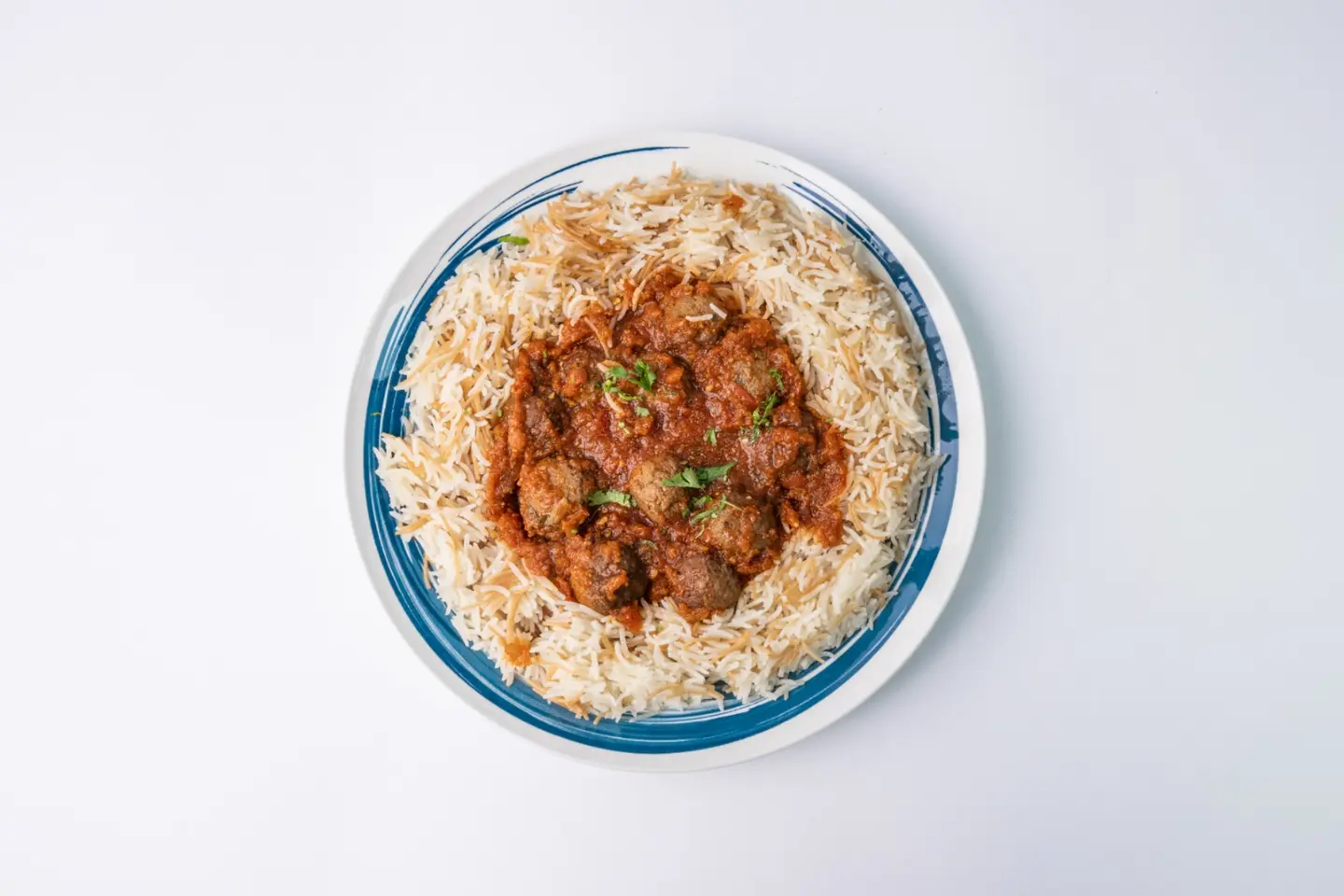 كفته داوود باشا مع ارز شعيريه