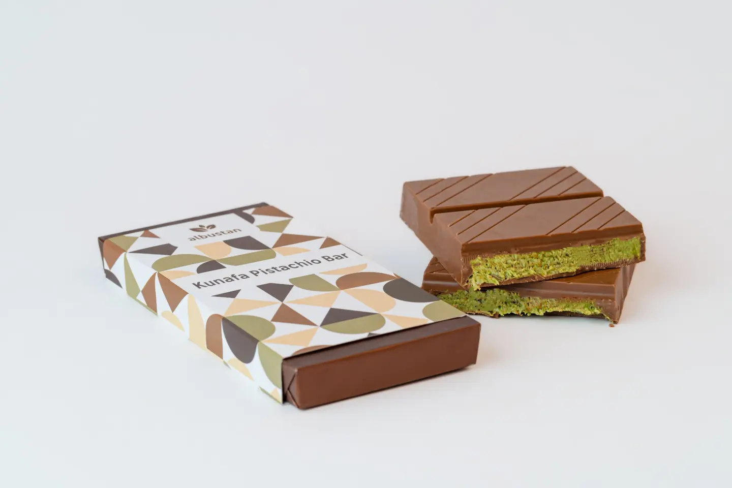 لوح كنافة بالفستق