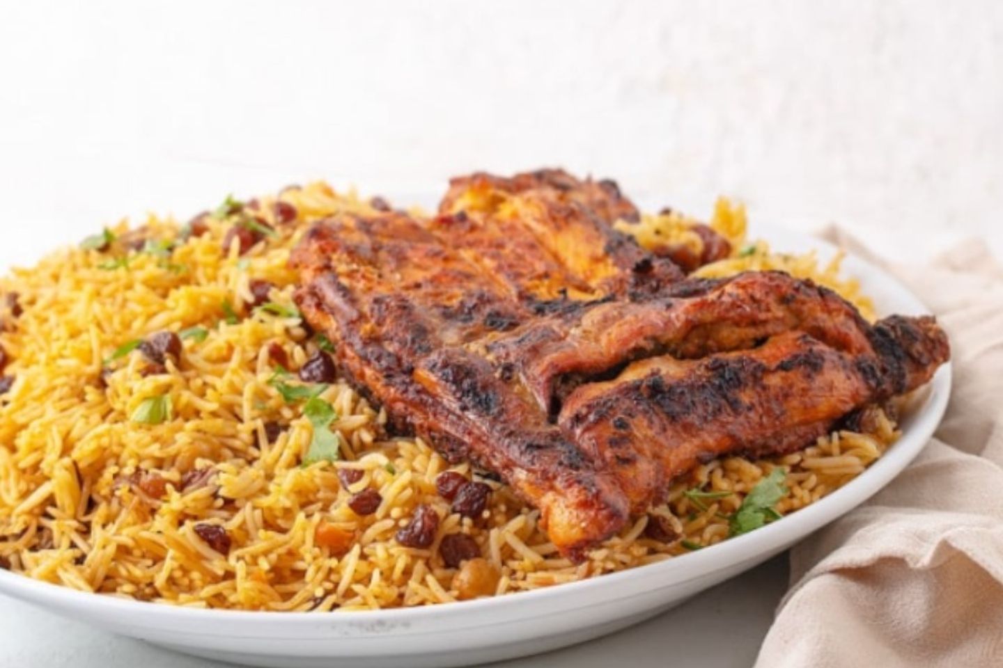 1/2 Grill Chicken With Hasawi Rice