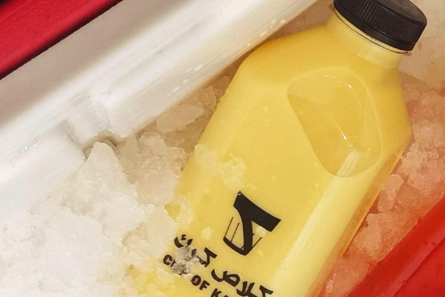 حليب زعفران لتر
