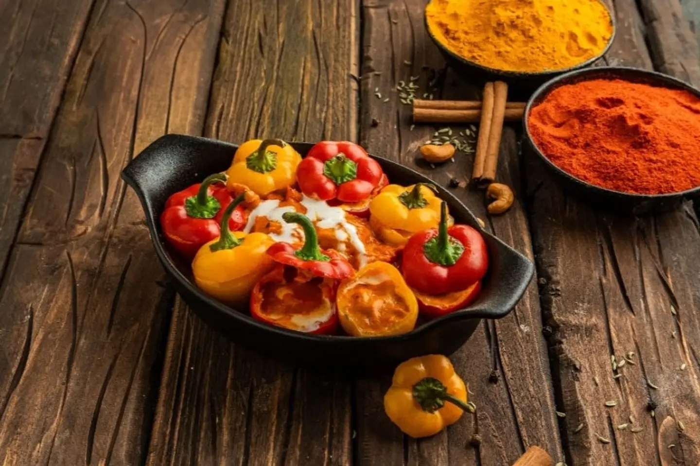 فلفلة دجاج بالزبدة