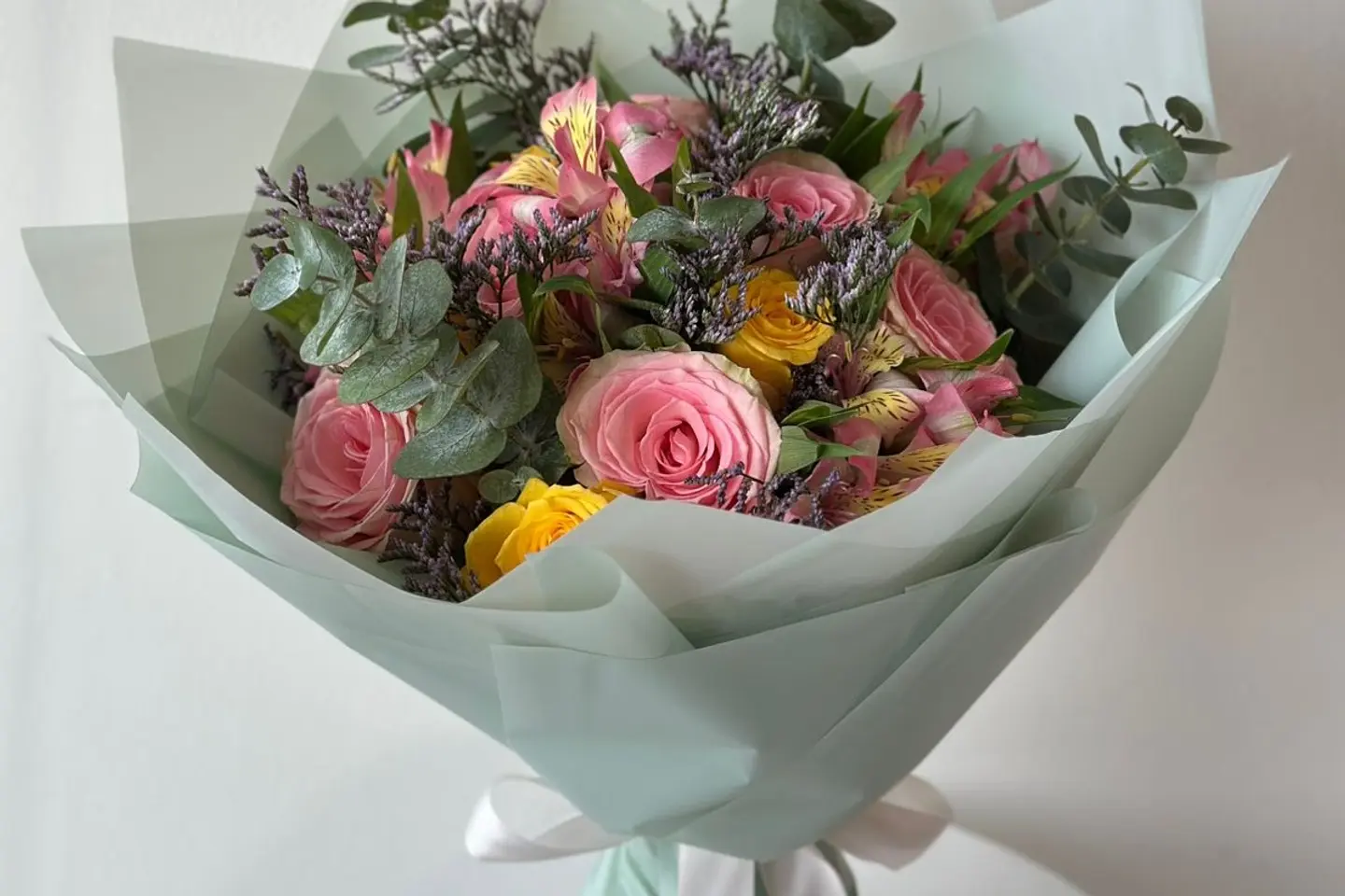 A Bouquet With Modern Wrapping