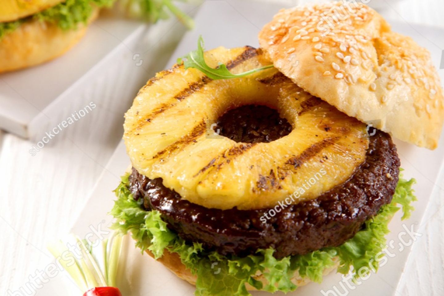 Pineapple Beef Burger