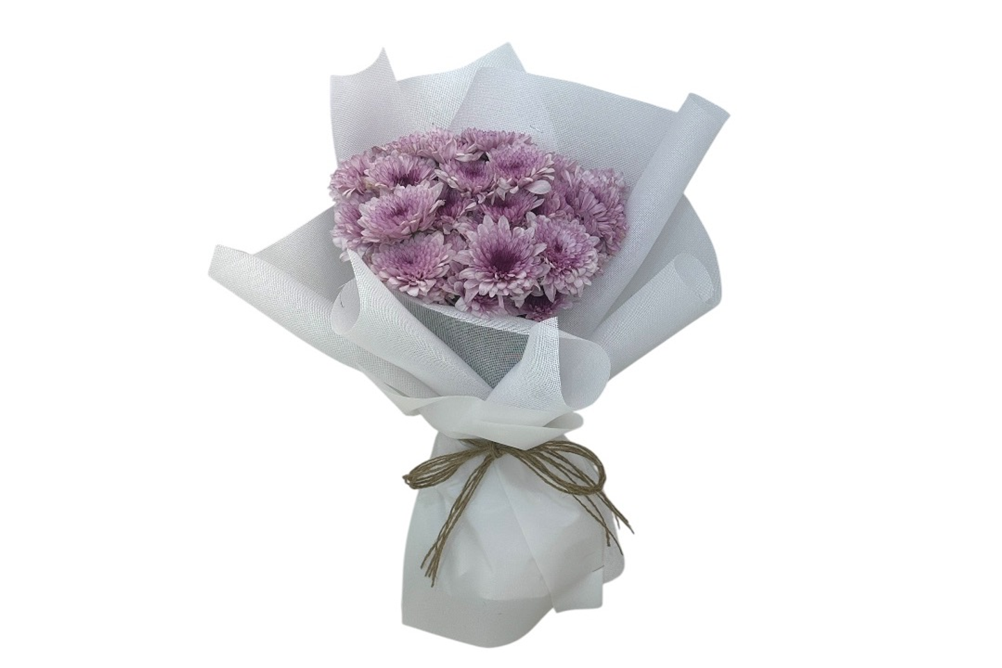 باقة كريز موف تغليف ابيض