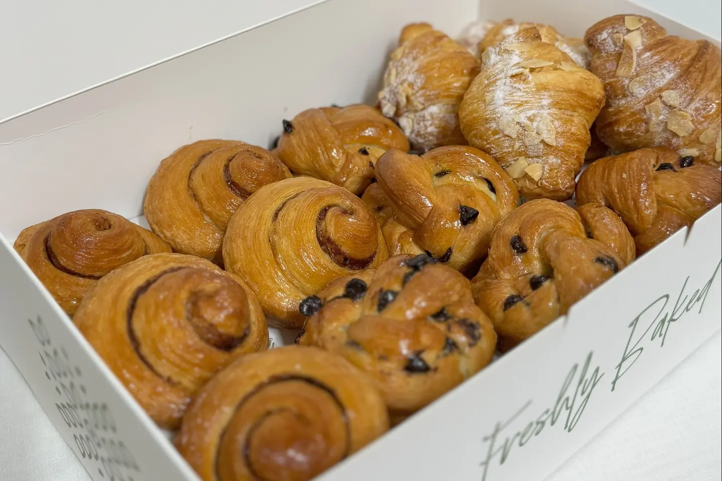 Mini Sweet Croissants Box