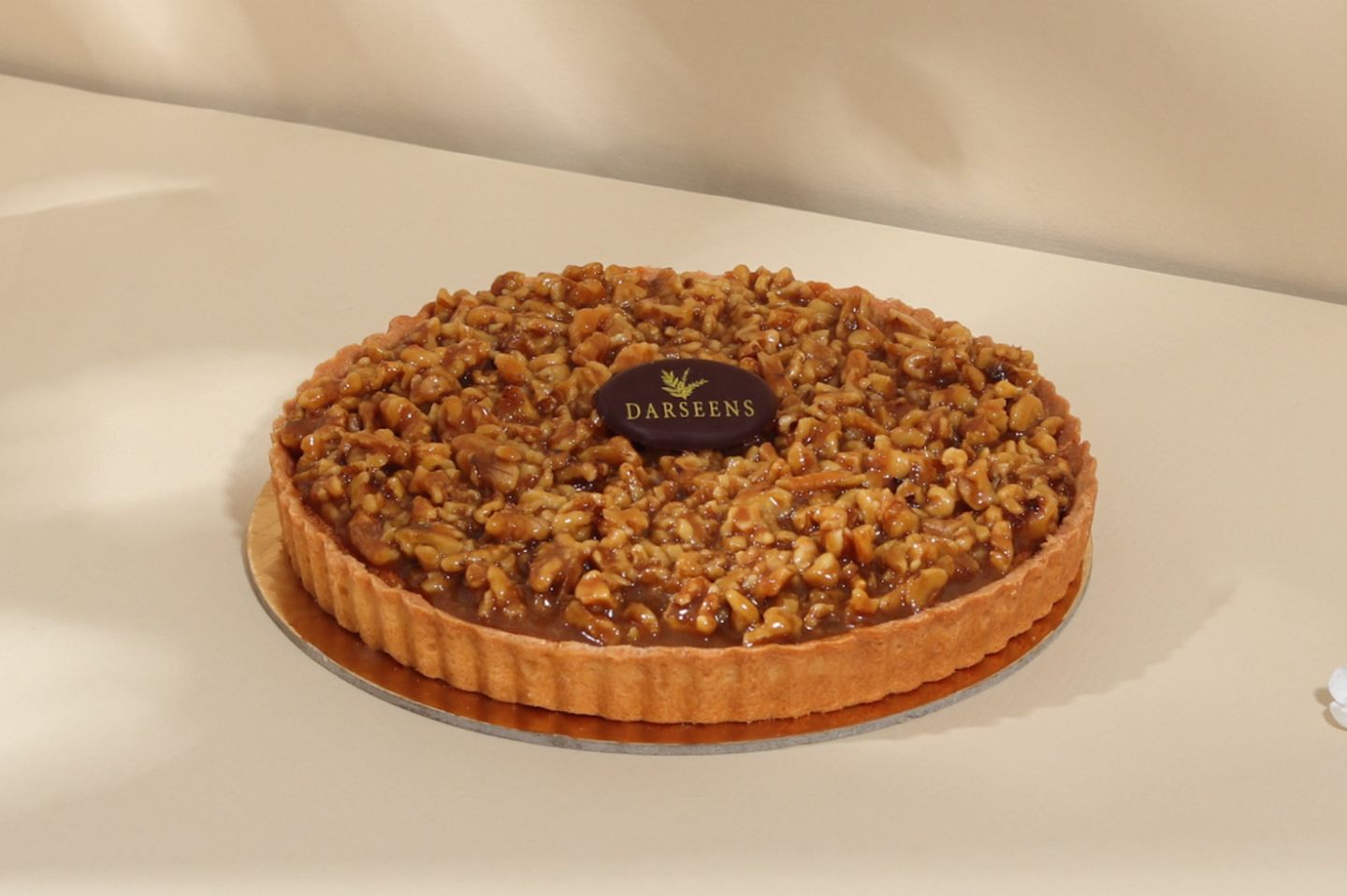 Caramel Pecan Walnut Tart