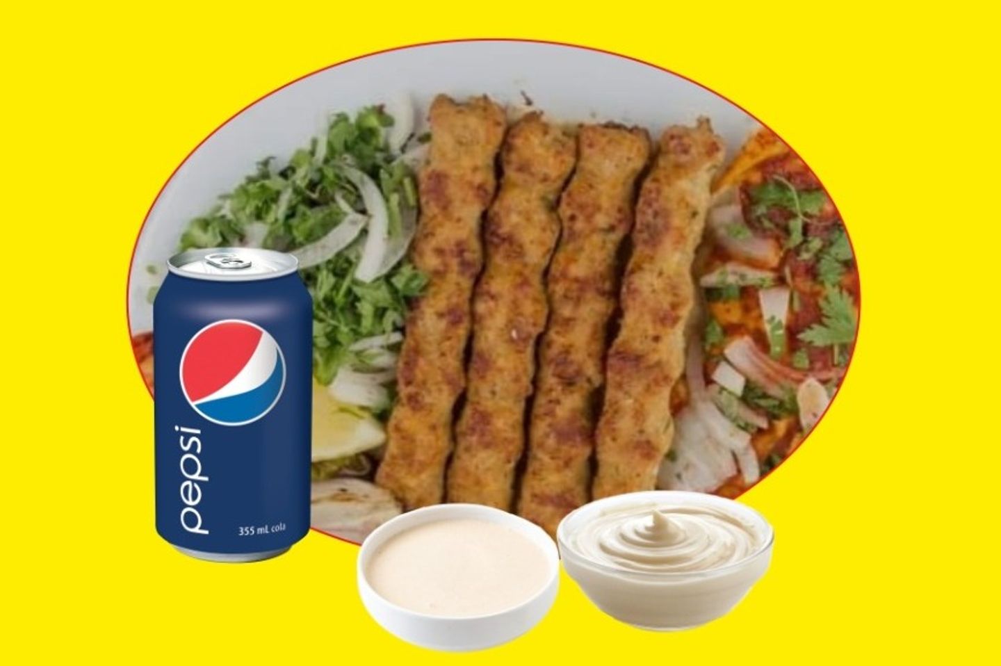 وجبه كباب دجاج نفر