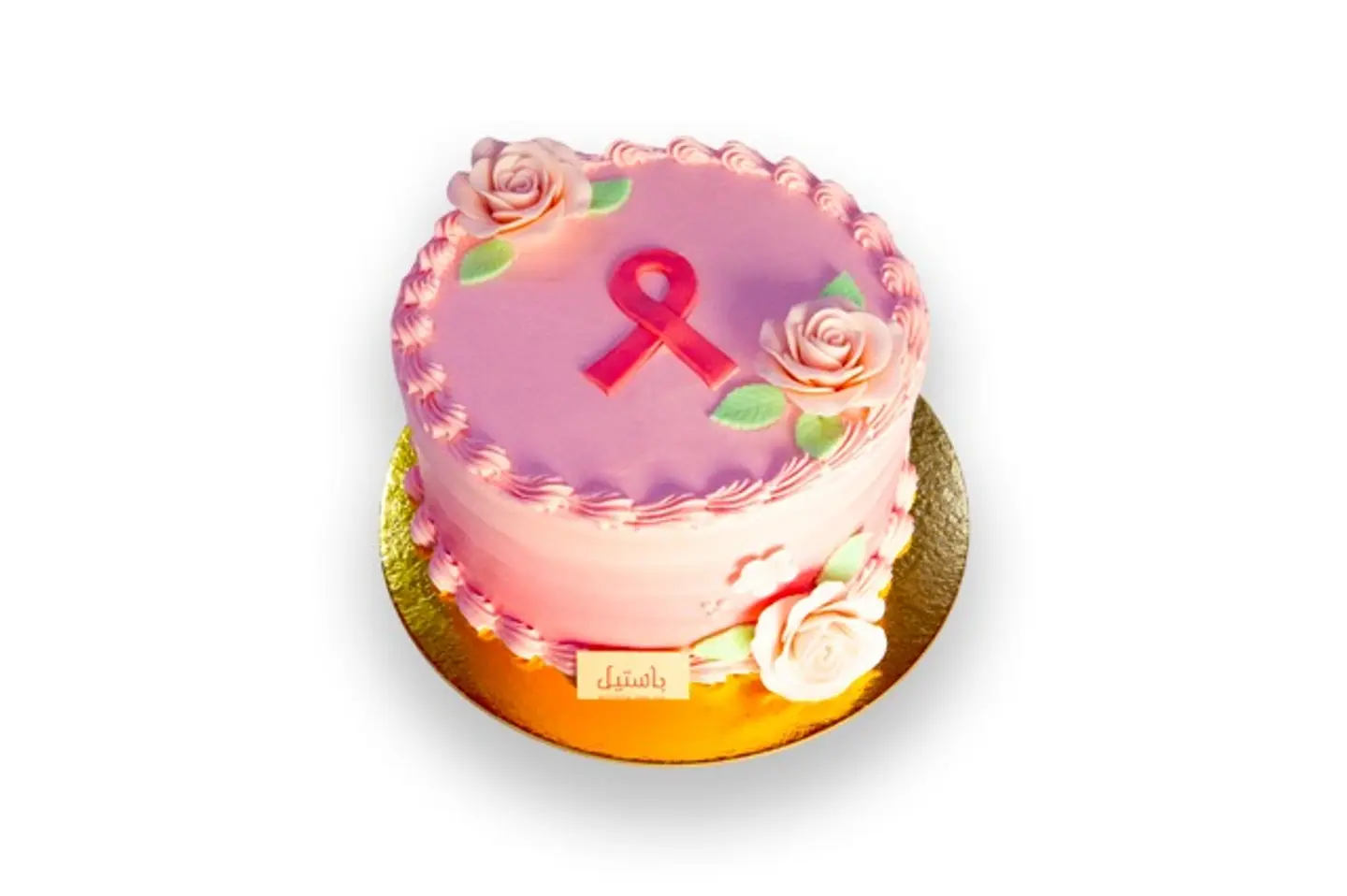 Pink Ribbon Cake