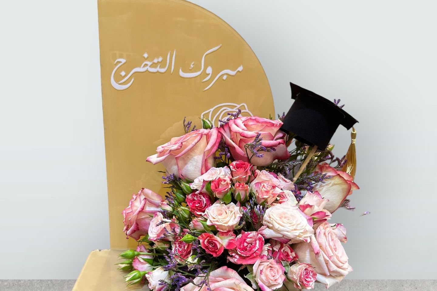 A Stand Of Rose Spikes With Pink Graduation